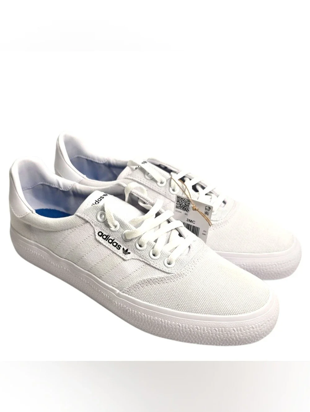 Size 9 Mens 10 Womens - adidas 3MC Vulc Cloud White NIB
